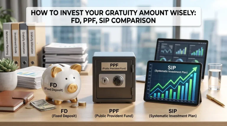 How to Invest Your Gratuity Amount Wisely: FD, PPF, SIP Comparison